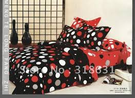 Black And White Polka Dot Sheets Twin Bedspread Bedding Sets Best Bedding Sets Red Bedding Sets
