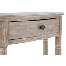 Half moon console table with drawer. Legacy Half Moon 1 Drawer Console Table Wood Pine Wood Clanbay