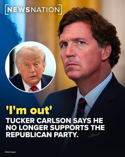 Longtime conservative commentator #TuckerCarlson is “out” on the Republican Party and will no longer support the GOP, he said on the “Can't Be Censored” podcast late last week. Carlson, who supported Trump