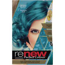 Where do you get blue dye from durban : Renew Perfect Colour Semi Permanent Hair Colour Ocean Burst Clicks