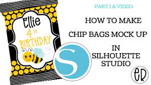 Click below to download your free chip bag then be sure to visit all the other bloggers who have some goodies for you. How To Make A Custom Chip Bag Mockup Template In Silhouette Studio Youtube