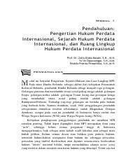 Hukum Perdata Internasional Modul Prof Zulfa Djoko Yu Un Oppusunggu Pdf Modul 1 Pendahuluan Pengertian Hukum Perdata Internasional Sejarah Hukum Course Hero