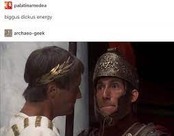 All rights belong to monty python. Biggus Dickus Know Your Meme