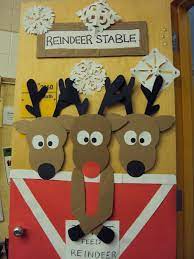 4.4 out of 5 stars. Reindeer Door Office Christmas Decorations Christmas Classroom Christmas Door Decorations