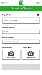Canadians wrote over 550 million cheques in 2017, according to payments canada. Td Canada Launches Photo Cheque Deposits Via Iphone Ipad Camera Iphone In Canada Blog