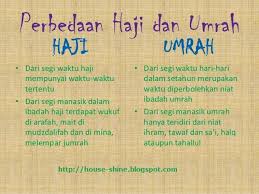 Setidaknya ada lima perbedaan utama antara ibadah haji dan ibadah. 5 Perbedaan Ibadah Haji Dan Umroh El Zeno