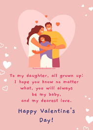 The granddaughter celebrates valentine's day with her loved one, friends or family by partying or spending quality time together with them. 50 Precious Valentine S Day Wishes For A Daughter Poems And Occasions