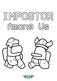 Find more about among us colors read this page below. Impostor Fight Among Us Game Coloring Page Tsgos Com