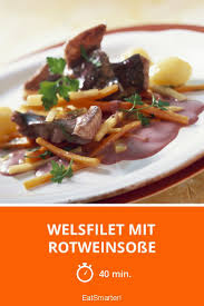 Welsfilet Mit Rotweinsosse Rezept Welsfilet Rezepte Wels