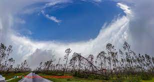 Eye Of Hurricane Michael Just West Of Mexico Beach Fl 10 10 2018 R Tropicalweather