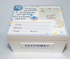 Today i'm sharing a diy for baby print keepsakes. Hand Made Wooden Baby Boy Keepsake Memory Box Christening New Baby Gift Ideas Gifts Christening Baby Boy Keepsakes Baby Memory Box Baby Keepsake Box