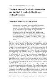 Quantitative research design in doc. Pdf The Quantitative Qualitative Distinction And The Null Hypothesis Significance Testing Procedure Jim Mackenzie Academia Edu