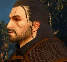 Băi, fiecare fir de păr are propria umbră, așa că părul a devenit negru :  r/Witcher3