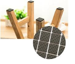 12pcs Set Thicken Soft Tpr Non Slip Leg Caps Rubber Feet Protector Pads Furniture Table Covers Square Bottom Furniture Chair Furniture Furniture Legs