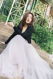 Deng Jiajia 邓家佳 Fashion Tulle Skirt Ballet Skirt