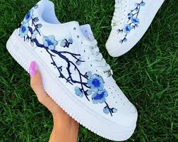 Custom Shoe Nike Shoes Custom Nike Butterfly Shoes Custom Shoes Custom Etsy In 2020 Aesthetic Shoes Custom Shoes Diy Nike Air Shoes