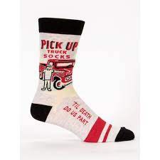 Pick Up Truck Men S Crew Socks Blue Q Mens Crew Socks Blue Q Socks