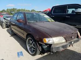 salvage vehicle title 1996 nissan sentra sedan 4d 1 6l for sale in houston tx 43333110 a better bid car auctions