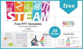 You can also preview slide show before download. Steam Education Powerpoint Templates For Free