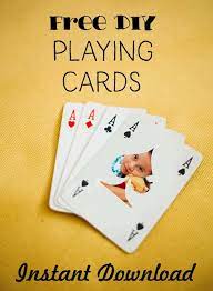 Quizlet makes it simple to create your own flashcards, study those of a classmate, or search our archive of millions of. Free Printable Custom Playing Cards Add Your Photo And Or Text