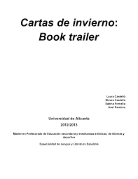 Se chegares até aqui é por que já sabes a verdade. Book Trailer De Cartas De Invierno