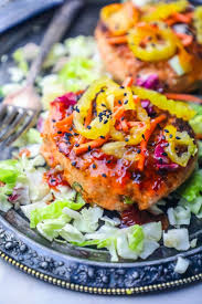 Easy Grilled Sweet Chili Asian Salmon Burgers Recipe Salmon Burger Recipe Salmon Burgers Salmon Recipes