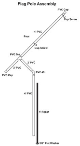 How to make a pvc flagpole for your campsite 7 Pvc Flag Pole Ideas Pvc Flag Pole Flag Pole Flag