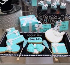 Elegant and simple, this decor was sure to make any guest feel as special as audrey hepburn. Tiffany Themed Baby Shower Baby Shower Ideas 4u