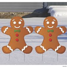 Gingerbread Men Yard Signs Oriental Trading There are online gingerbread activities for kids to play, printable gingerbread resources, and also gingerbread recipes. gingerbread men yard signs