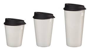 Reusable plastic coffee cup with lid, christmas gift, travel mug, holiday travel cup, christmas gift. Cups Reusable Cups Catering Equipment