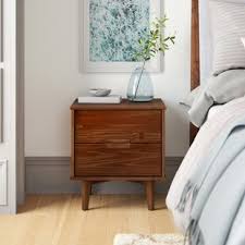 A wide variety of two drawer nightstand options are available to you, such as design style, wood shoppers can redesign their decor with. Modern Nightstands And Bedside Tables Allmodern
