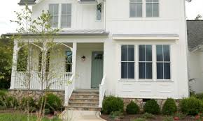 Warmer tones can be introduced as accents to add energy and charm to the complete look. Exterior Paint Colors Painting The Body And Trim The Same Color The Decorologist