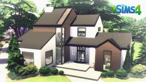 This is the game where you create your dream house.with the help of the deco items in our gallery you can make your own dream house and decorate it however you. Haiku Medium Modern Base Game Gallery Art Nocc The Sims 4 Sto In 2020 Sims 4 House Design Sims 4 Modern House Sims House Design