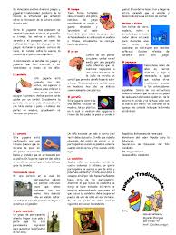Tenemos para ti videos, imágenes y una amplia cobertura e información. Triptico Juegos Tradicionales Juguetes Naturaleza