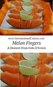Cote D Ivoire Melon Fingers Recipe International Cuisine Vegetarian Cuisine Food