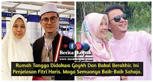 Untuk rekod fitri atau nama sebenarnya mohamad fitri mohamad haris, 34, dan bekas isterinya sudah berpisah sejak lapan tahun lalu. Rumah Tangga Didakwa Goy4h Dan Bakal Berakhir Berita Kopak Cc