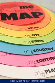 Me On The Map In 2020 Map Crafts First Grade Lessons Map Activities