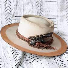 Vintage Western Leather Hat Bands Hat Band Feather Hat
