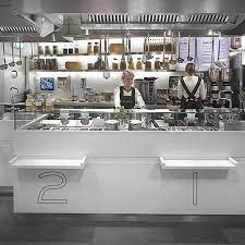 This Is Julia S A Chain Of Fast Food Restaurant In Netherlands Restaurant Kitchen Design Open Kitchen Restaurant Restaurant Kitchen