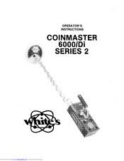 Coinmaster 5500/d series 3 metal detector with original box and user manual. Whites Coinmaster 6000 Di Series 2 Operator Instructions Manual Pdf Download Manualslib