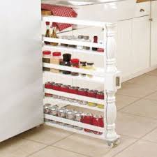 Wooden Can Organizer Spice Rack Slim Rolling Kitchen Cart Walmart Com In 2020 Kitchen Appliance Storage Kitchen Storage Rack Can And Spice Rack