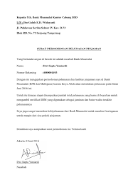 Isi surat isi surat penagihan hutang / pemberitahuan tunggakan perusahaan memuat tentang kami guna menyelesaikan proses pelunasan tersebut pada : 20160628125521 Surat Permohonan Pelunasan Kpr