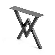 Traditional look with wrought iron legs, beautiful. Black Wrought Frame Square X Shaped Desk Metal Cast Iron Bench Dining Coffee Table Legs China X Shaped Table Leg Coffee Table Legs Made In China Com
