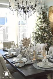 2015 Christmas Home Tour Kelley Nan Christmas Table Decorations Christmas Home Christmas Table Settings