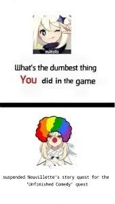 Genshin impact unfinished comedy