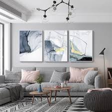 Abstract Blue Black Slate Grey Marble Wall Art Posters Fine Art Canvas Prints Nordicwallart Living Room Pictures Rooms Home Decor Living Room Decor Apartment