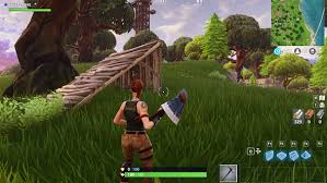 No, but you can set up your roof piece to be a ramp by editing it and raising the front 2 boxes. Fortnite Building Tips How To Construct Your Way To A Victory Royale Pcgamesn
