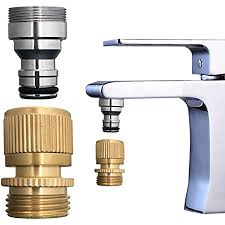 It's a hose with two female ends. Amazon Com Bathroom Sink Faucet Snap Adapter Quick Connect To Garden Hose Kitchen Faucet Aratored Quick Snap Connector To 3 4 Inch Ght Female For Washer Indoor Sink Quick Fit Attachment Patio Lawn