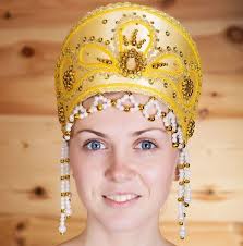 Coiffe Russe Kokochnik Coiffe Deguisement Noel Russe