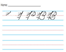 Pebbles present how to write cursive letters. Cursive Capital B Practice By Ky Rich Teachers Pay Teachers